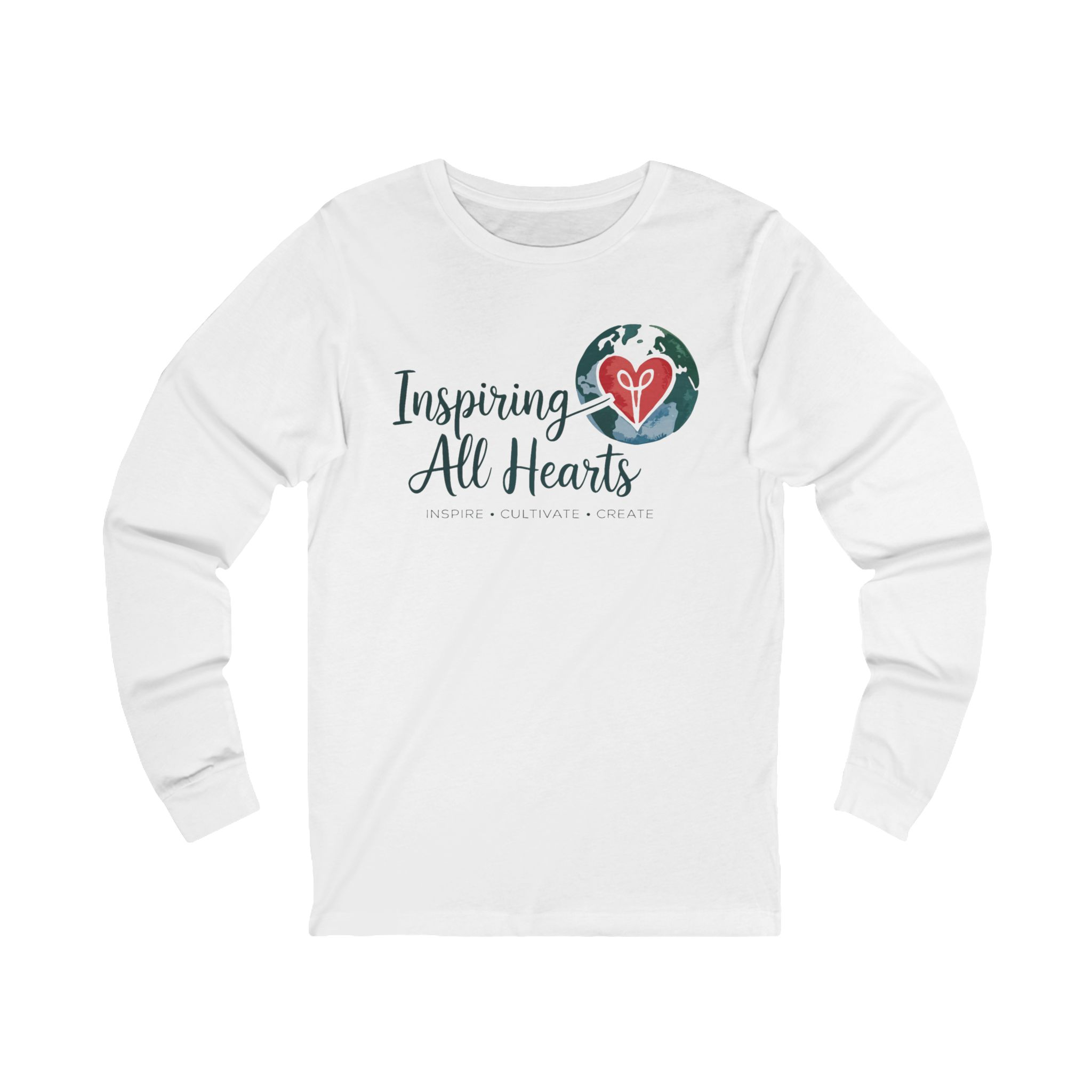 Inspiring all Hearts: Unisex Jersey Long Sleeve Tee