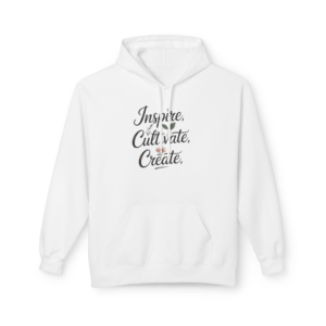 ECO Inspire Cultivate Create : Unisex Midweight Softstyle Fleece Hoodie