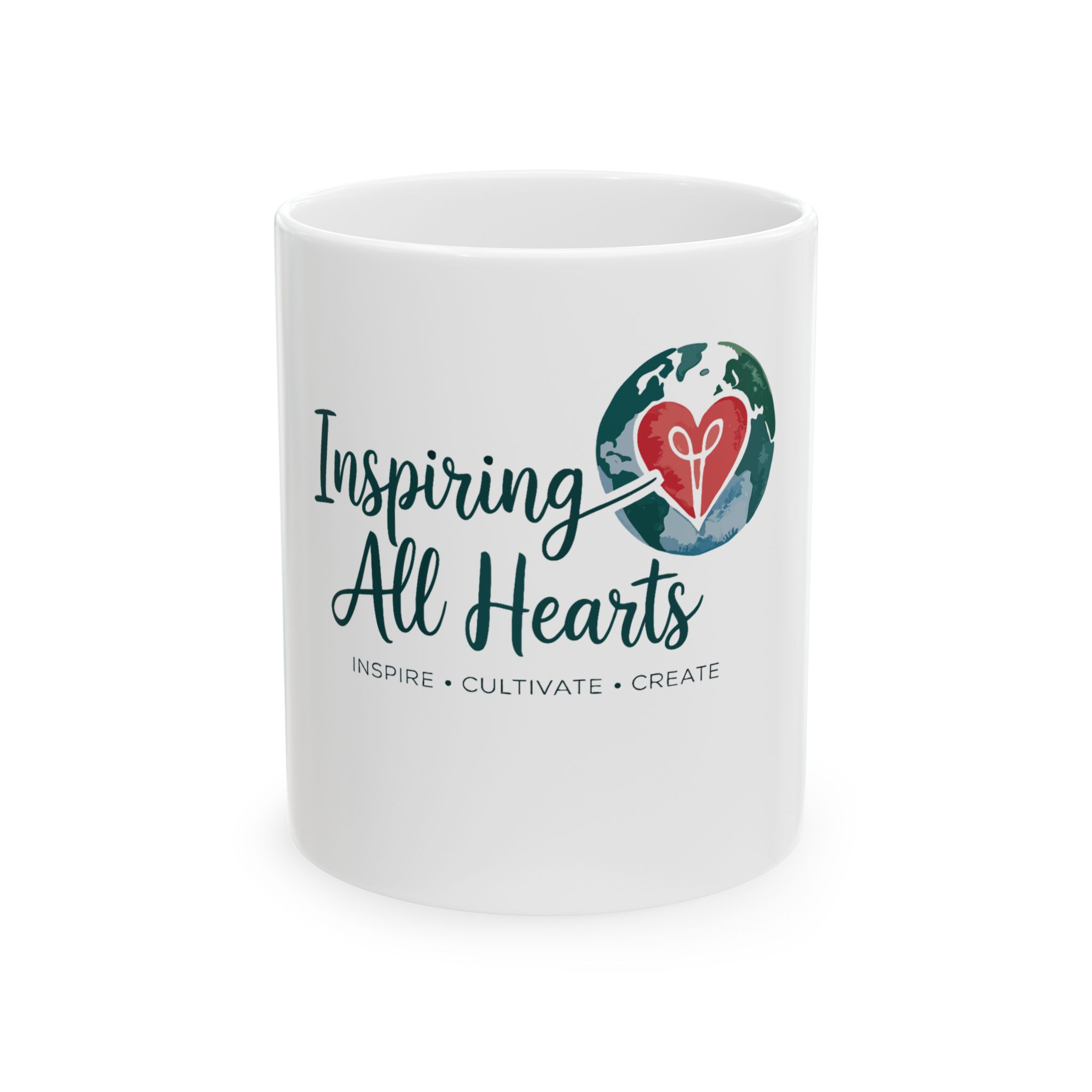 Inspiring All Hearts : Ceramic Mug, (11oz, 15oz)