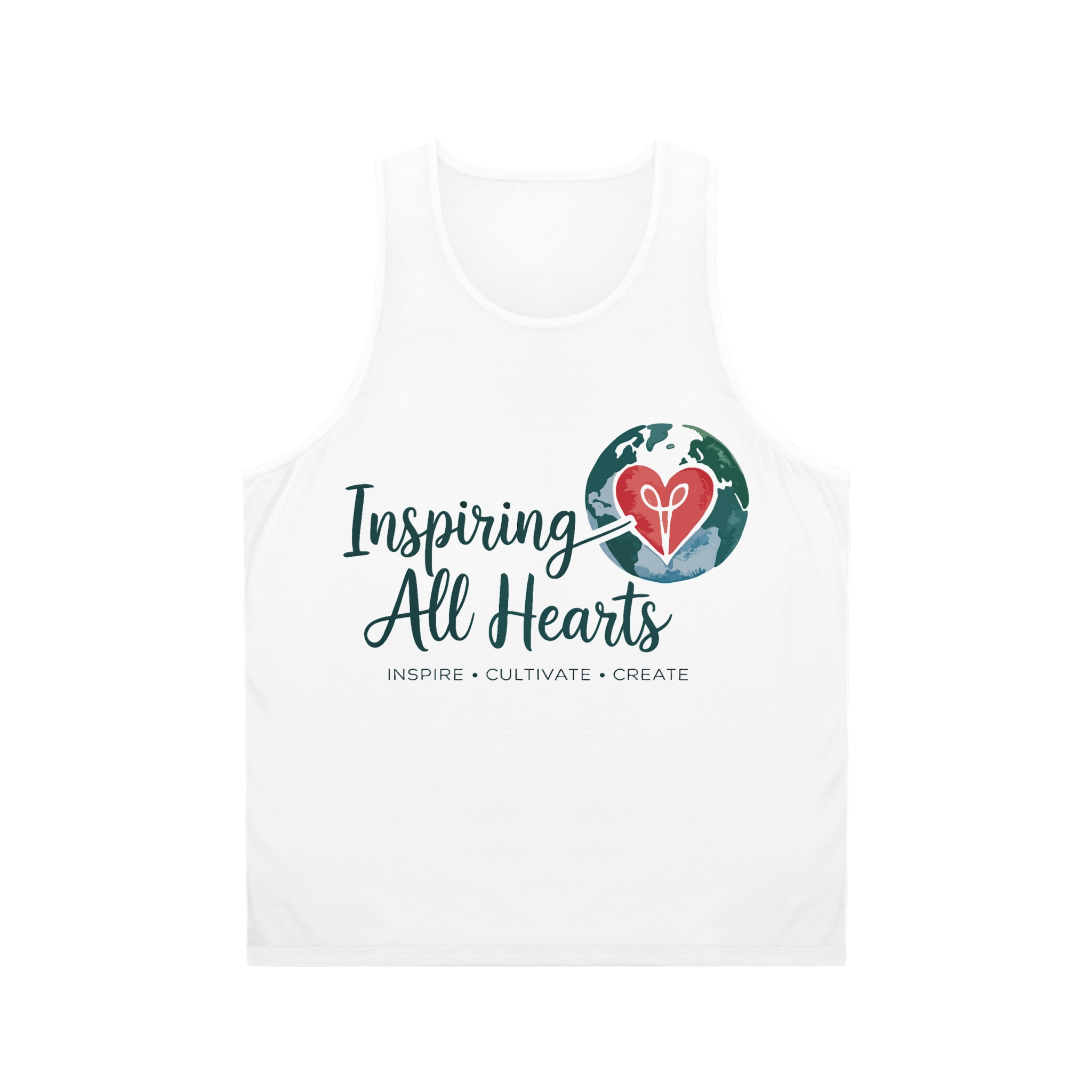 Inspiring All Hearts: Unisex Ideal Racerback Tank